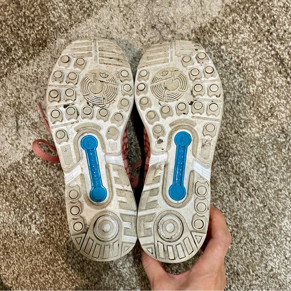 Adidas originals torsion zx flux pink peach running shoes sneakers - Picture 6 of 7